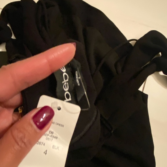Bebe black dress size 4 - Picture 4 of 4